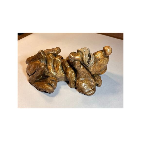 Vtg 1979 John Raya Beasties of the Kingdom Figurine – Comical Basset Hound Dog - Picture 3 of 8